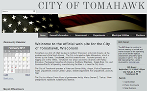 City of Tomahawk Home Page