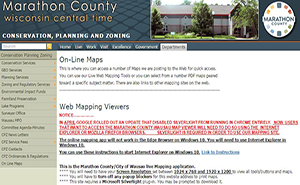 Marathon County GIS Home