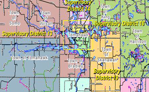 Lincoln County Supervisory Districts