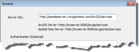 Connecting to Esri SampleServer1